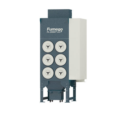 लेज़र कटिंग के लिए बड़े फ्लो रेट 5000m3 / h मोबाइल फ्यूम एक्सट्रैक्टर