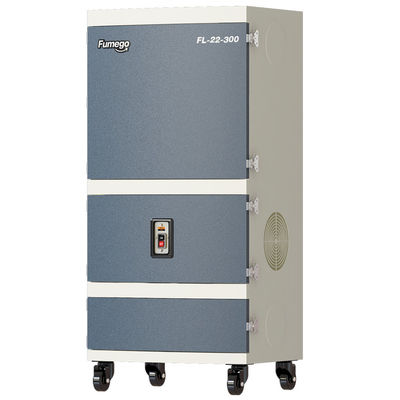 4 परतों लेजर उत्कीर्णन के लिए 1.5kw पोर्टेबल धूआं कलेक्टरों फ़िल्टर