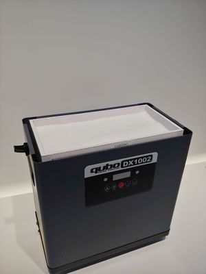 डबल सक्शन आर्म्स के साथ लाइटवेट 200W सोल्डर फ्यूम एक्सट्रैक्टर