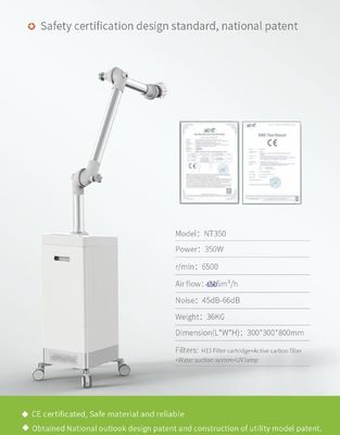 अस्पताल के लिए Fumego 350W डेंटल एयरोसोल सक्शन यूनिट