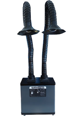 200W डबल सक्शन डक्टिंग 150 एम³ / एच * 2 फ्यूम एक्सट्रैक्टर हेपा फ़िल्टर के साथ