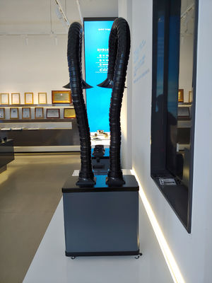 200W डबल सक्शन डक्टिंग 150 एम³ / एच * 2 फ्यूम एक्सट्रैक्टर हेपा फ़िल्टर के साथ